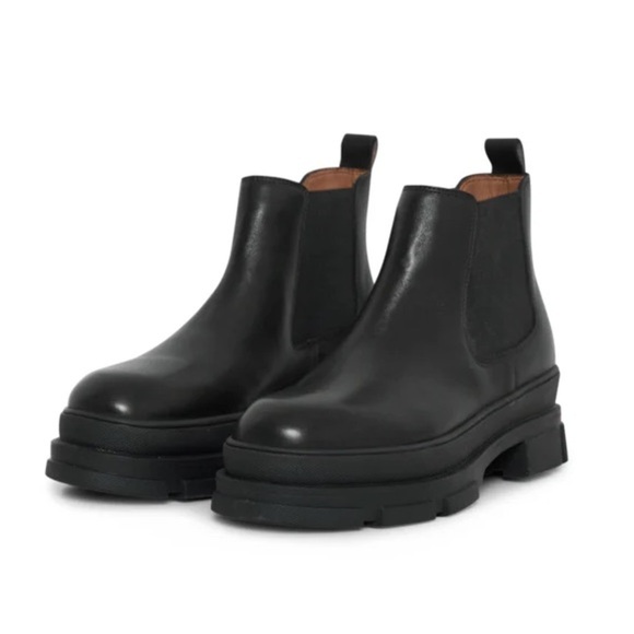 ICHI Women’s Jemma Leather Chelsea Ankle Boot - Picture 1 of 12